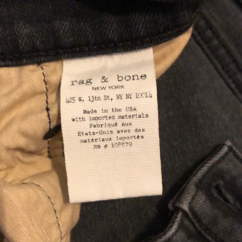 Rag & Bone Fit 1 skinny leg button fly - Picture 5 of 8